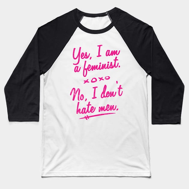 Feminist Movement No Hate Baseball T-Shirt by avshirtnation
